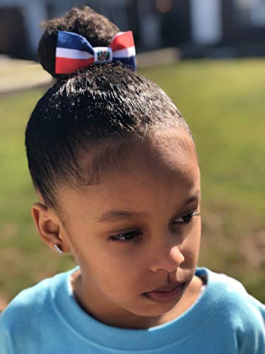 QXP Shop Dominican Republic Flag Hair Bows #TOP16