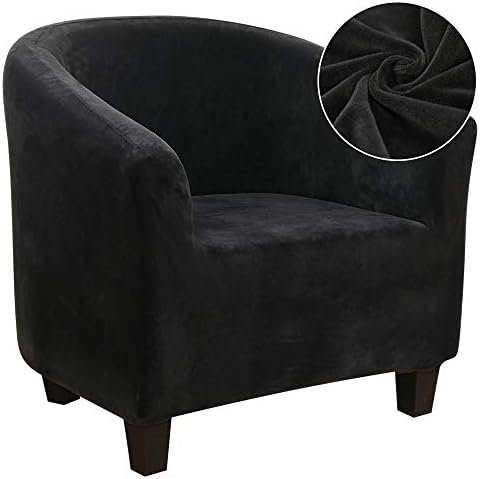 HIFUAR Stretch Chesterfield Armchair Cover, Cocktail Club Armchair Slipcovers Printed Non Slip 1-Piece Chair Covers Tub Chair Sofa Cover, Graffiti White