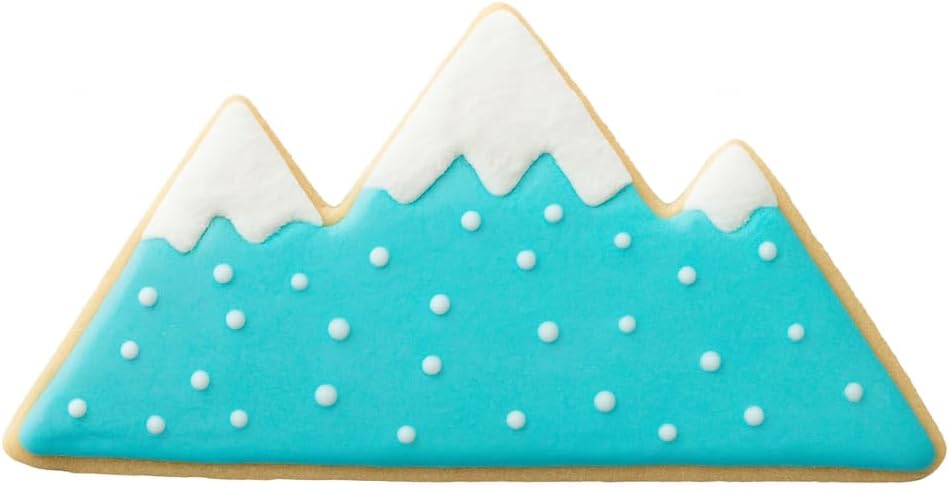 Mountains クッキーカッター 押しやすいデザイン ベビーシャワー 仕事場 誕生日のお祝いに (5インチ)
