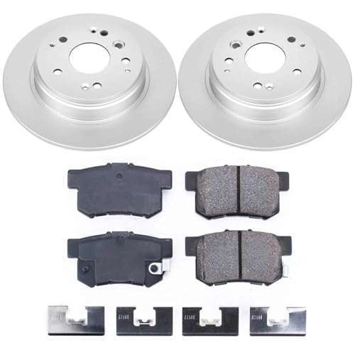 Image of PowerStop Z17 Brake Pad & Fully Coated Rotor Kit Rear CRK5399