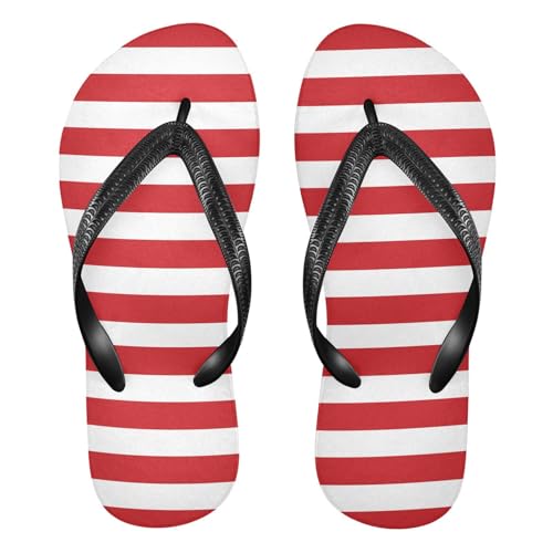 Stripe Womens Flip Flops Sandals Beach Sandals