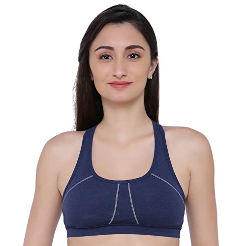Image of Women's Cotton Blend Non-Wired Sports Bra