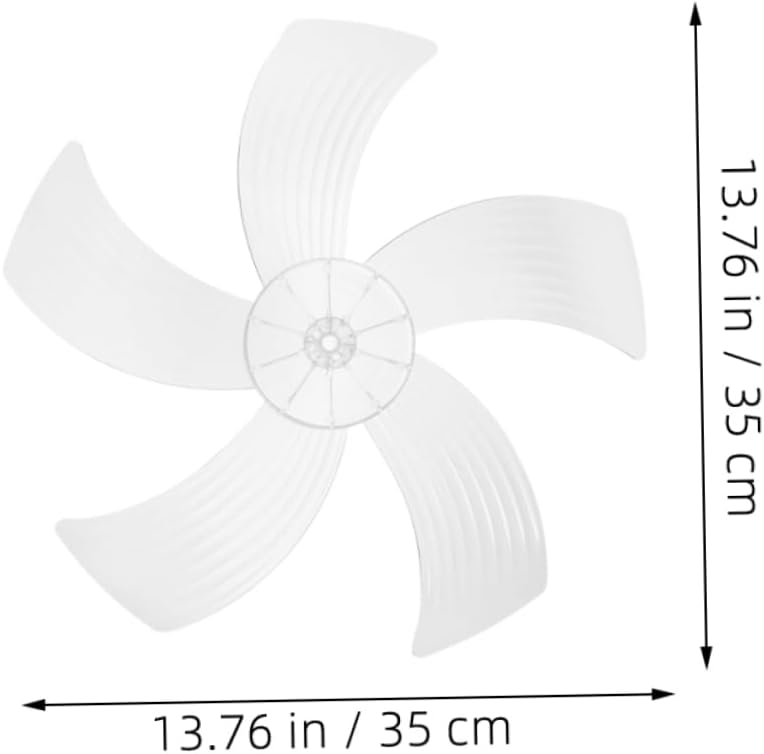 2pcs Plastic Fan Blades for Pedestal Table Fans Replacement Parts Easy Installation