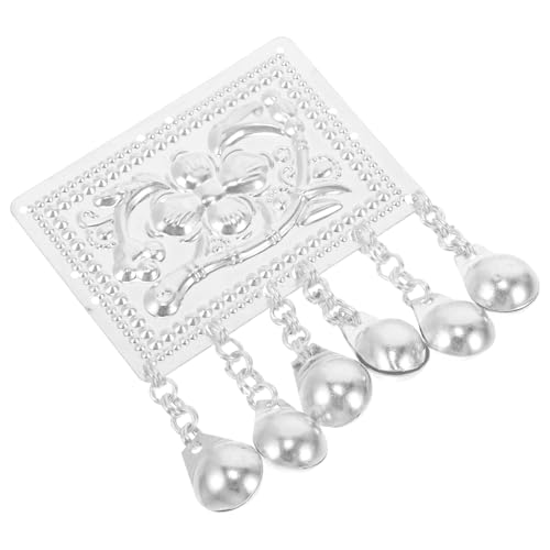 CLISPEED Adorno Étnico para Ropa de Aluminio Diseño Tradicional Etnia Yi y MIAO Colgantes de Costura Hechos a Mano Suministros de Decoración Étnica para Accesorios Textiles