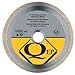 QEP 6-4003Q 4" Diameter Premium Continuous Rim Diamond Blade For Wet or Dry Cutting Porcelain & Ceramic Tile, 7/8" Arbor, 9500 Maximum Rpm