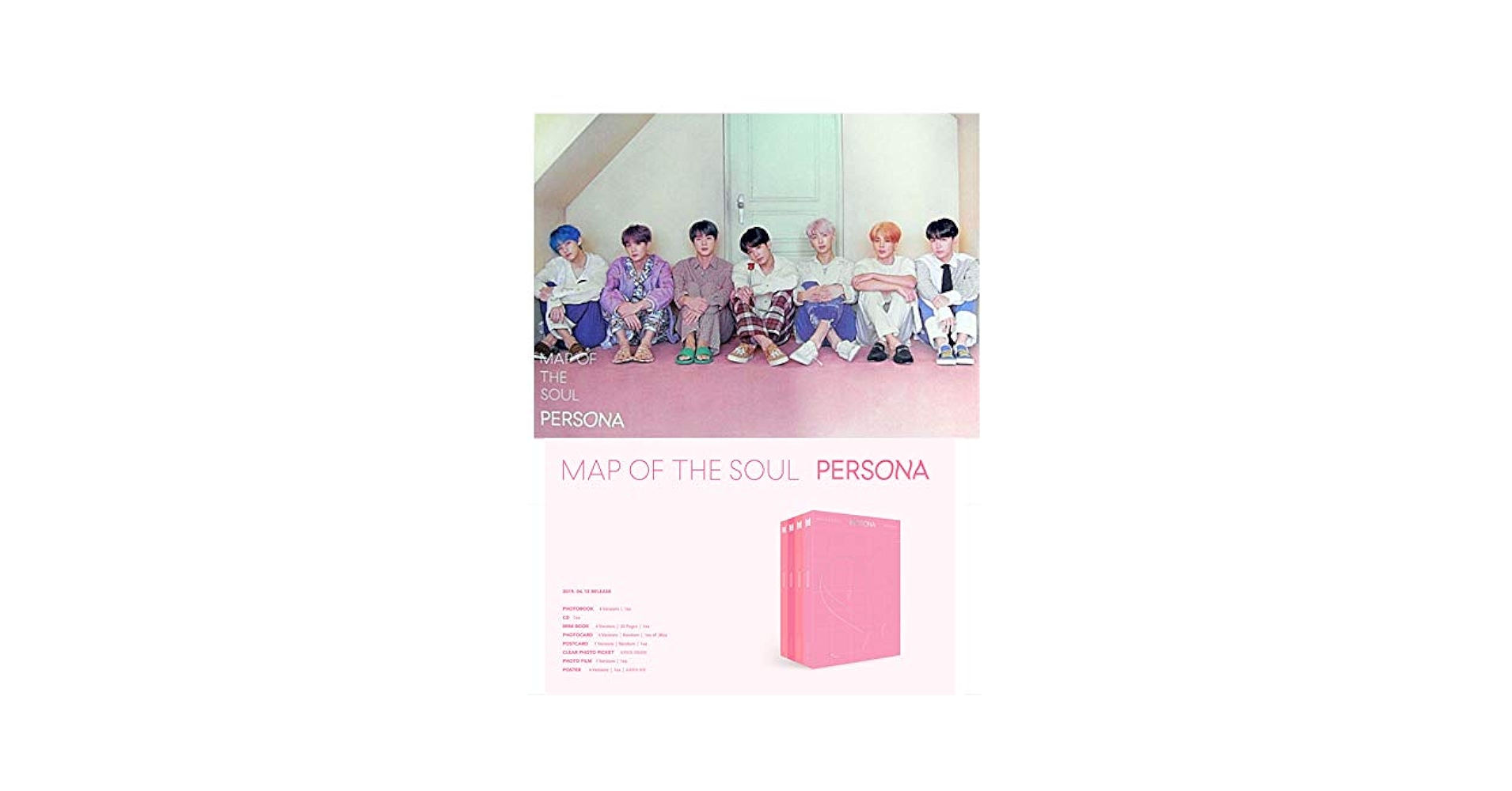 BTS PERSONA アルバム　Ver.3 BTS Map Of The Soul : Persona Album Version.03 music cd