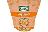 NaturGreen - Semillas de Lino Dorado Molido Bio, Semillas Naturales, Molidas en Frio, Omega 3, Producto Ecológico - 225 g