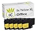 Produktbild 5X XL Patronen Gelb Yellow Tintenpatronen mit Chip kompatibel zu Brother LC3233 LC 3233 LC-3233-XL für Drucker DCP-J1100DW MFC-J1300DW