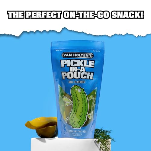 Van Holten's Pickles - Jumbo Dill Pickle-In-A-Pouch - 12 Pack