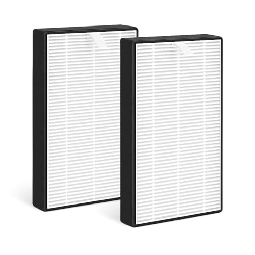 Nispira F1 C01 T02 HEPA Replacement Filter for 3M Filtrete Room Air Purifier FAP-C01-F1, FAP-T02-F1, FAP-C01BA-G1, FAP-T02WA-G1, FAP-ST02W, FAP-ST02N. 12 in. x 6.75 in. Part FAPF-F1-A. 2 Pack