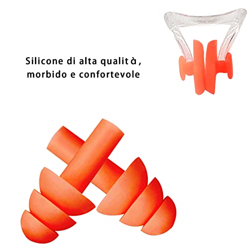 WENRENMK Tappi per le Orecchie da Nuoto, Tappi per...