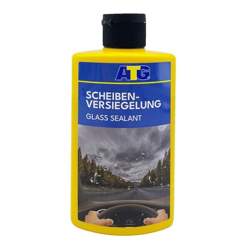 ATG Tratamiento antilluvia parabrisas - Sellador de cristales - Limpiador de cristales - Repelente de cristales - Nanosealer - Anti lluvia para coche - Deflector de lluvia con efecto loto - 250ml