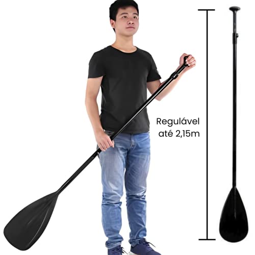 Remo Tripartido Ajustável Regulável Alumínio Prancha Stand Up Paddle caiaque Botes Salva vidas Rafti