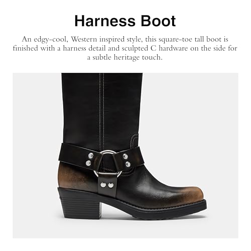 Coach Women's Harness Loved Leather Boot Knee High2