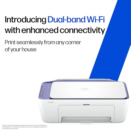 HP Ink Advantage 2986 Dual Band WiFi (up to 10X Faster) Colour Printer - Print/Scan/Copy Ideal for Home view 2