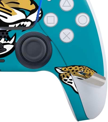 Skinit Decal Gaming Skin Compatible with PS5 Bundle - Officially Licensed NFL Jacksonville Jaguars Large Logo Design