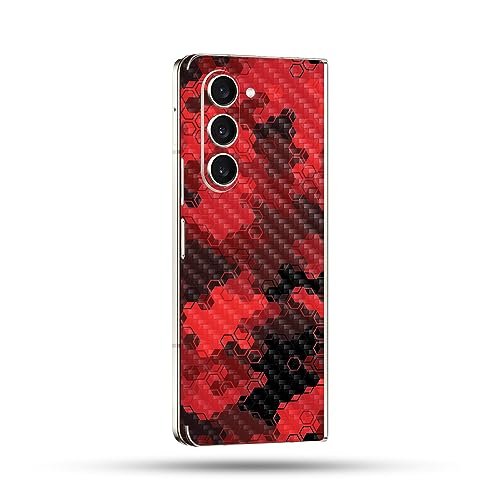 Image of MightySkins Skin Compatible with Samsung Galaxy Z Fold 5 Full Wrap - Puppy Fall | Protective, Durable, and Unique Vinyl Decal wrap Cover | Easy to Apply, Remove, and Change Styles | Made in The USA