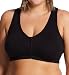 Valmont Zip-Front Sports Bra Style 1611A 42D/DD Black