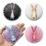 Small Ice Pack, Boo Boo Ice Packs for Kids, Cute Cartoon Rabbit, Cold Compress Gel Ice Pack for Injuries, Bump, Bruise, First Aid, Instant Cooling Relieves Pain, Easter Gift (4 Packs)