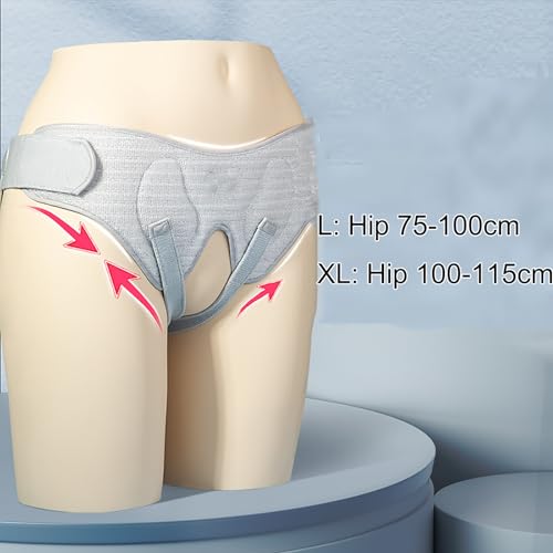 Faja para hernia inguinal con 2 almohadillas compresivas grandes miniatura 7