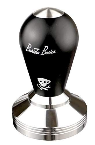 Diguo Espresso Presse à café, à fond plat Espresso Tamper pour 58 mm porte-filtre de panier. solide en acier inoxydable 18/8 Base Plate Tamper, DE Qualité supérieure Cover