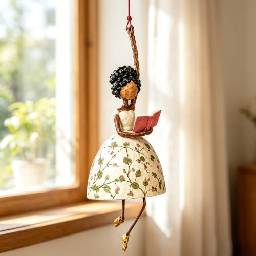Whimsical Dancing Lady Hanging Ornament, Window Hanging Ornament (B#)