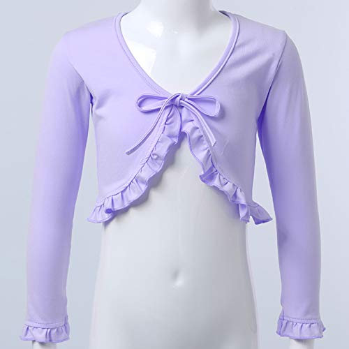 easyforever Kids Girls Basic Ballet Dance Gymnastics Performance Cardigan Top Warm-up Shrug Sweaters Cover Up3