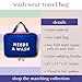 kate spade new york Laundry Bag to Organize Suitcase, Two Sided Packing Cube for Clean and Dirty Clothes, Good to Go