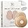BLOOMORA Copricapezzoli Donna con Effetto Lifting – Coppette Adesive in Silicone Riutilizzabili – Invisibili, Autoadesive, con Lembetto Lifting – Taglia 1 (Coppa C–D) – Caramel