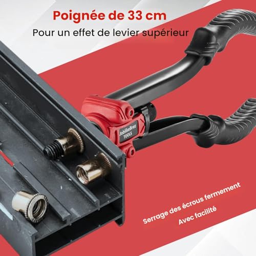 Pince a insert filete pour fixer solidement sans foirer les pas de vis - 7