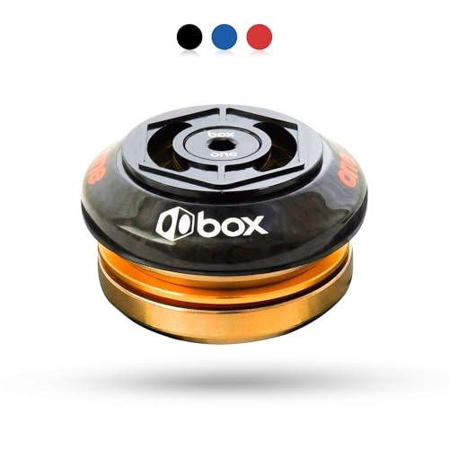Box One Carbon 1-1/8 Inch Integrated Bike Headset, Compatible with Box One X2/XL Forks | Blue - image 2