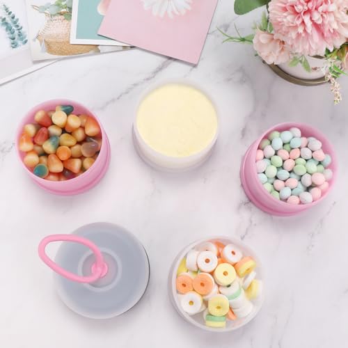 Image of Accmor Baby Formula Dispenser On The Go, Stackable Formula Dispenser Formula Container to Go, Non-Spill Portable Milk Powder Kids Snack Storage Container, BPA Free