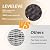 LEVELEVE Patio Conversation Set 5 Piece, Balcony Furniture Outdoor PE Rattan Wicker Lounge Chairs with Soft Cushions, 2 Ottomans & Glass Table for Porch Lawn, Brown (Khaki Cushions