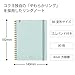 KOKUYO Sooofa Soft Ring Notebook, 0.2 inch (4 mm) Grid Ruled, 80 Sheets, B6 Deformation, Set of 5 Colors, Japan Import (SU-SV748S4)