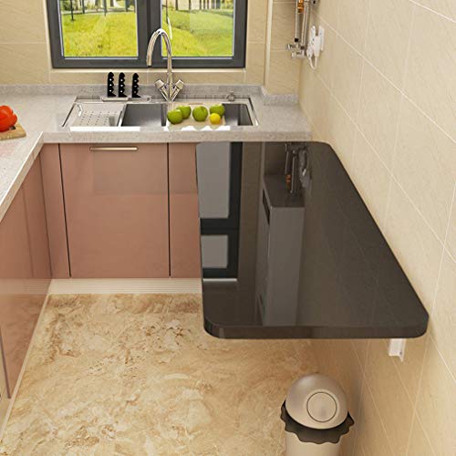 ZHANGGL Consola de Cocina Plegable, Mesa de Comedor, Escritorio de Pared, 4 Colores, 12 tamaños para Apartamentos pequeños, oficinas en casa, garajes, lavanderías y Bares. Ahorra