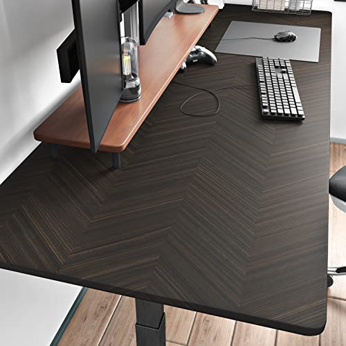 Papier peint autocollant chevrons marron 61x300 cm Wallercity - 8