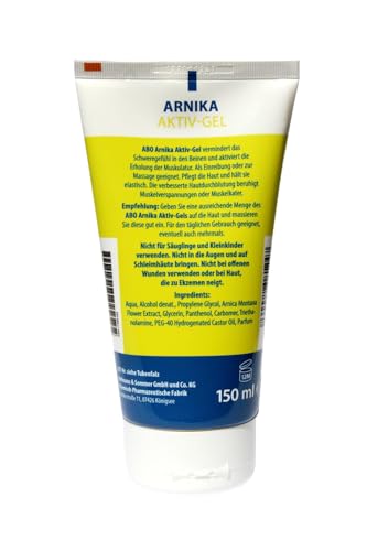 Arnika Gel mit Panthenol zur Einreibung und Massage 2x 150 ml