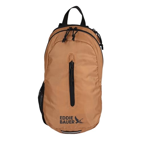 Image of Eddie Bauer Stowaway Packable Sling Bag | Travel | Outdoor | Lightweight | Compact | Ripstop Nylon, Tobacco-10L