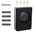 Personal Necklace Fan Rechargeable USB Desk Fans Small Portable Handheld Fan for Watching Ball Game, Camping,Travelling,Hiking(18650 Battery Included)
