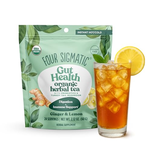 Four Sigmatic Gut Health Herbal Tea with Probiotics
