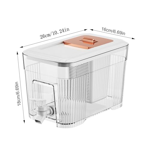 Distributeur d'eau pour réfrigérateur en ABS-PP avec couvercle