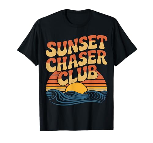 Puesta Del Sol Playa Vacaciones De Camiseta