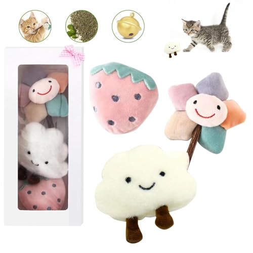 CKFPS Kitten Chew Toys with Catnip