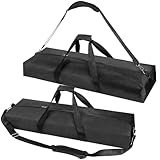 Youeon 2 Pcs 31x10x4 Inch Tripod Carrying Bag, Water Resistant Long Carry Case with Padded Adjustable Strap & Durable Handles, Versatile Stand Bag for Speaker, Mic, Tripod, Light, Tent