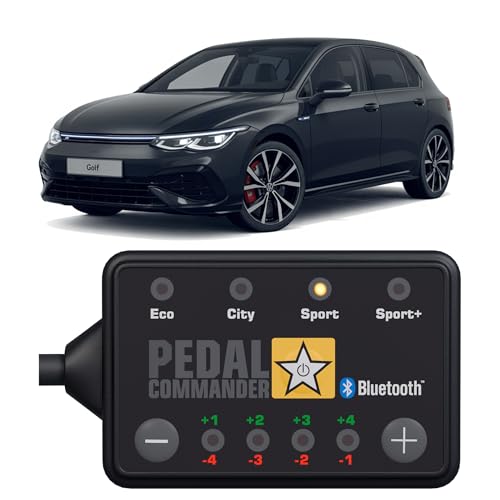 Image of PEDAL COMMANDER for Volkswagen Golf R 2015-2024 Throttle Response Controller - Anti-Theft, 4 Driving Modes, App Control, Throttle Controller Performance Upgrade, Golf R Accessories