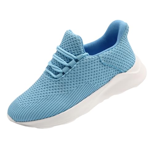 Image of DLWKIPV Womens Walking Running Shoes Tennis Slip On Sneakers Gym Workout Sport Lightweight Breathable Mesh Comfortable Casual