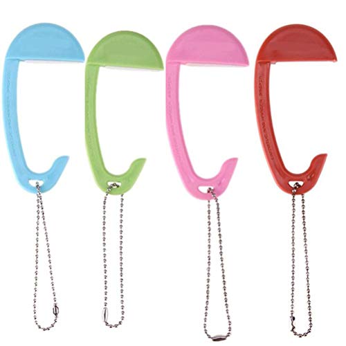 Calayu 4Pcs Porte-Sac à Main Support de Sac Crochet de Sac Portable Support de Sac de Bureau Créatif Cover