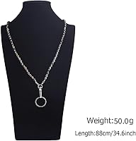 Vista 180 de Cordón para mujer, cordones con cuentas para tarjetas de identificación, soporte para profesores, llavero y correa para collar para mujeres y niñas