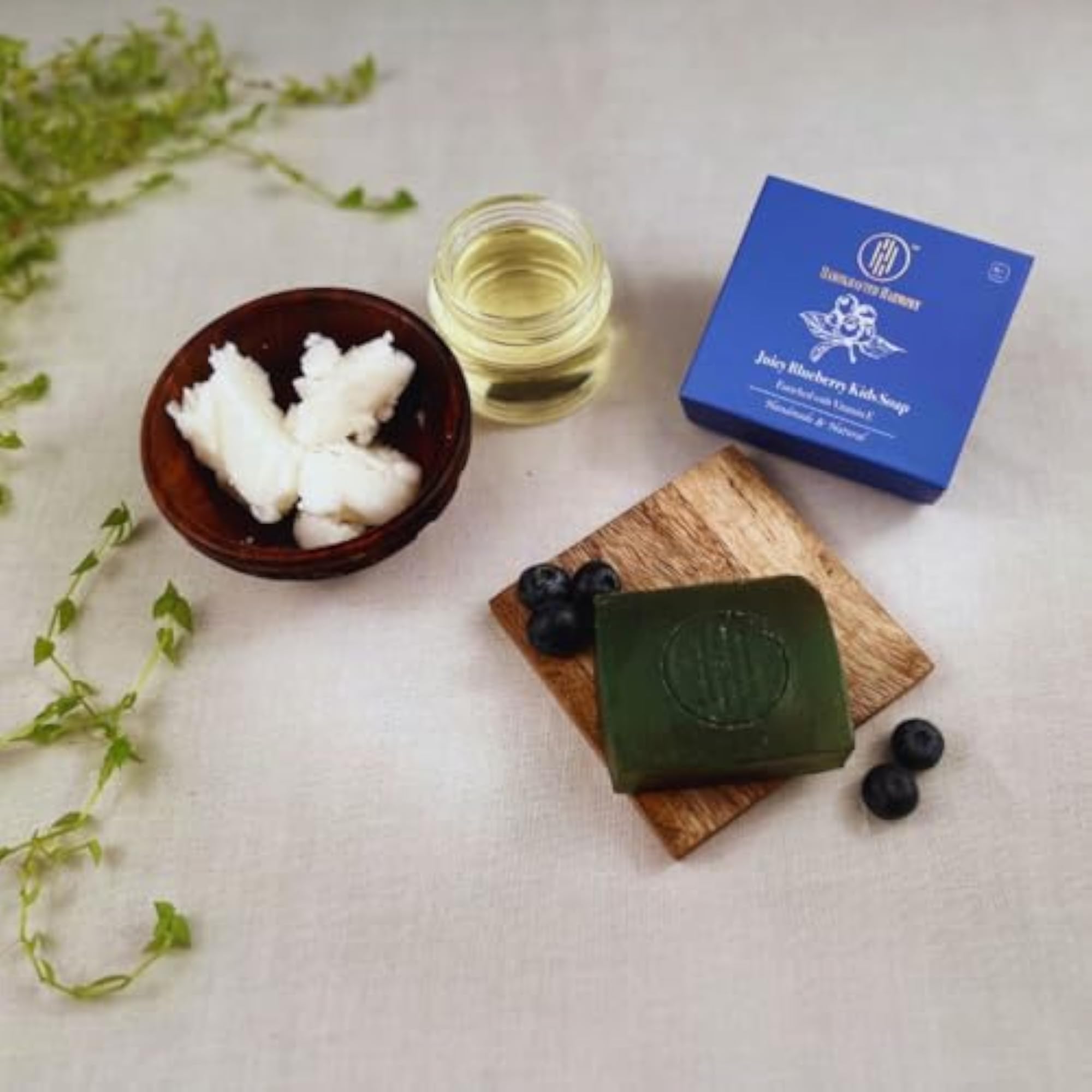 Natural & Handmade Juicy Blueberry Kids Soap, 100g