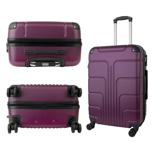Conjunto de malas de viagem pequena e média 10kg e 23kg - Fibra Rígida